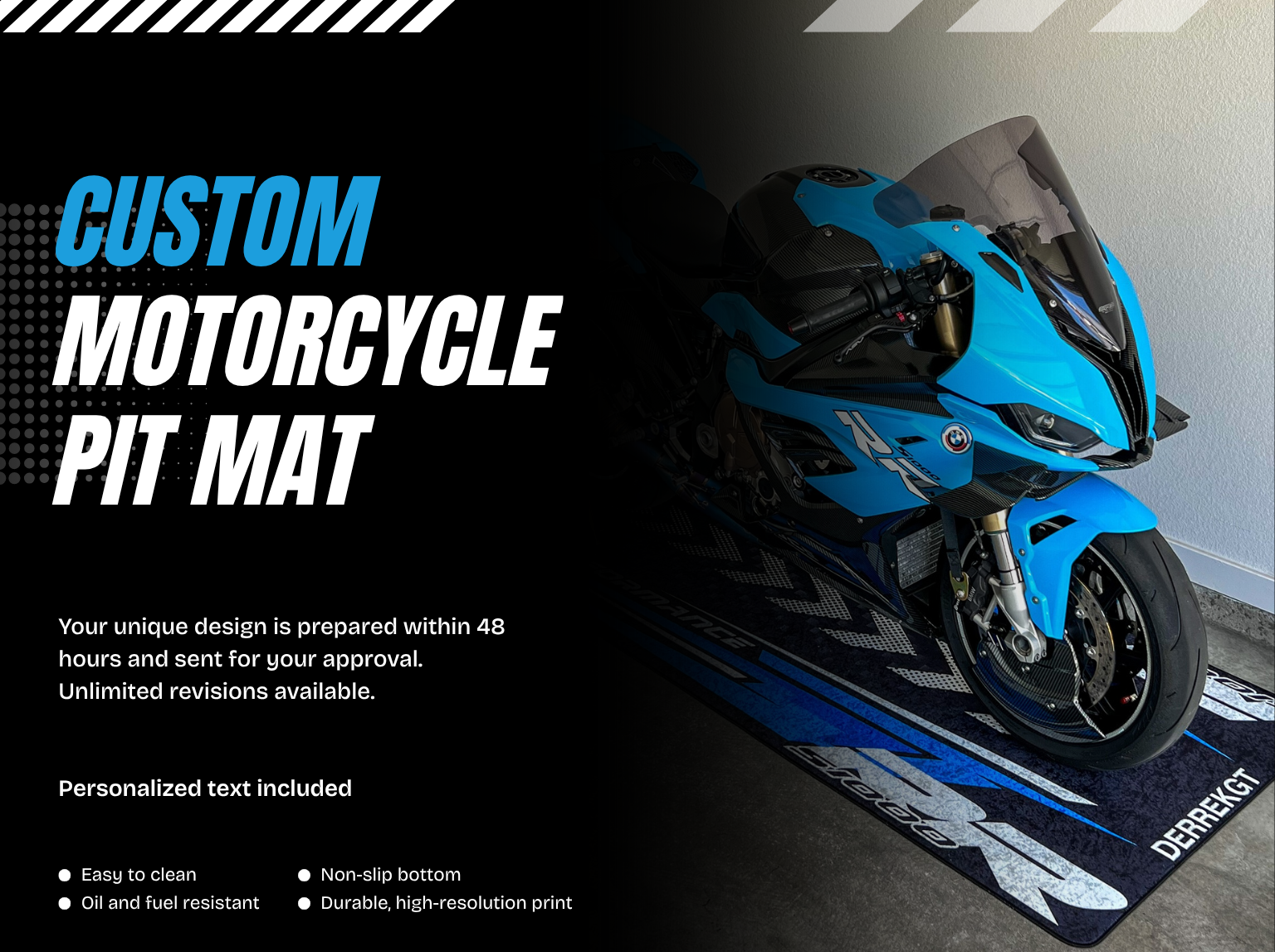 Custom Pit Mat 10 Pcs